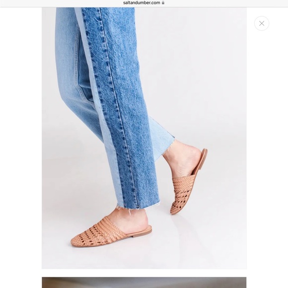 Salt + umber new lily vintage pink mules huarache - Picture 2 of 3